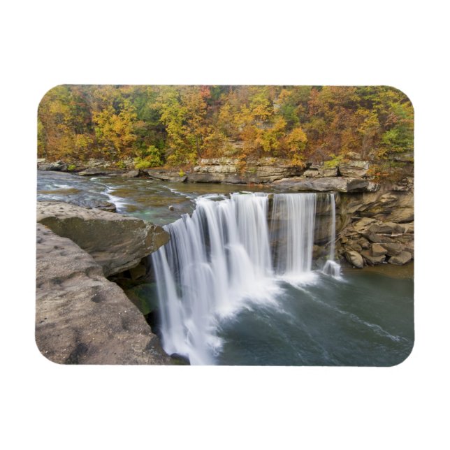Cumberland Falls State Park nära Corbin Kentucky Magnet (Horisontell)