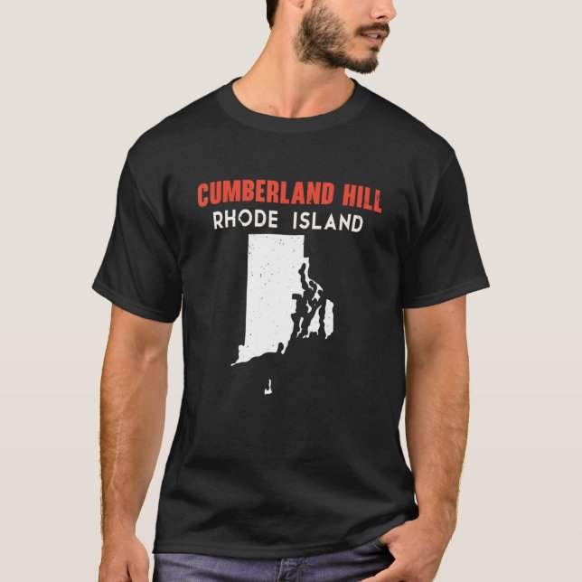 Cumberland Hill Rhode Island USA State America Tra T Shirt (Framsida)