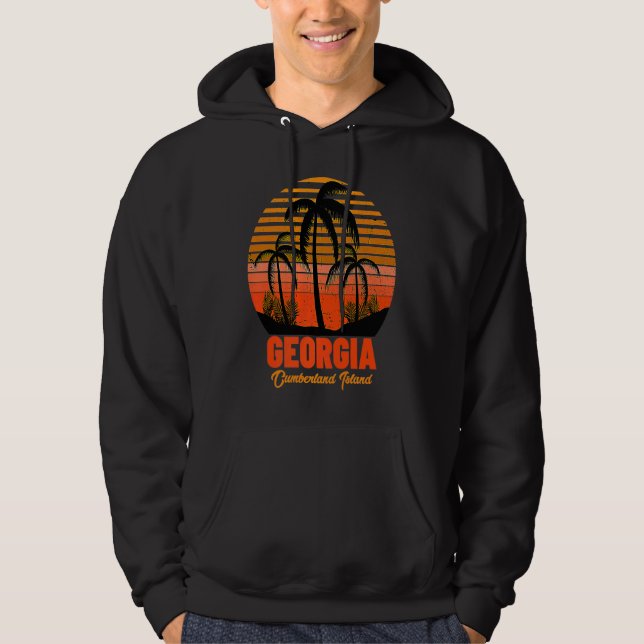 Cumberland Island Beach Georgia Hoodie (Framsida)