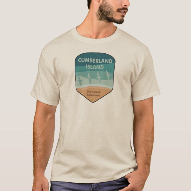 Cumberland Island National Seashore Fiskmåsar T Shirt (Framsida)