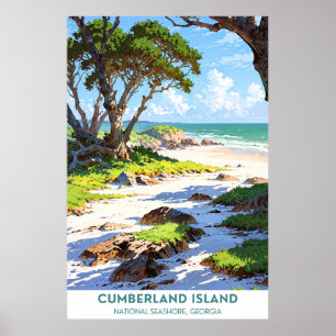 Cumberland Island, National Seashore, Georgien Poster