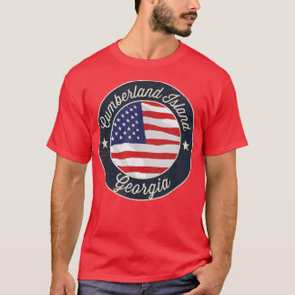 Cumberland Island - Patriotic Georgia Souvenir T-S T Shirt