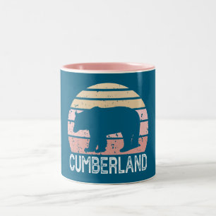 Cumberland Maryland Retro Bear Två-Tonad Mugg