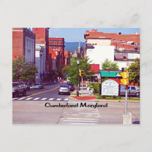 Cumberland Maryland Vykort