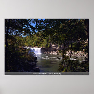 Cumberland nedgångar, Corbin, Kentucky Poster