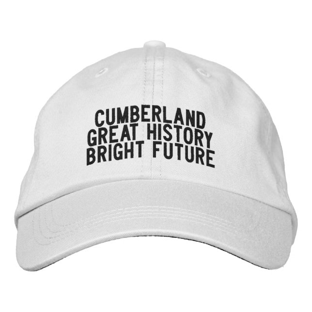 CUMBERLAND Rhode Island-hatt Broderad Keps (Framsida)