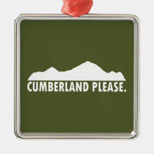 Cumberland, tack julgransprydnad metall