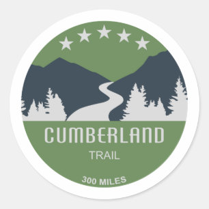 Cumberland Trail Tennessee Runt Klistermärke