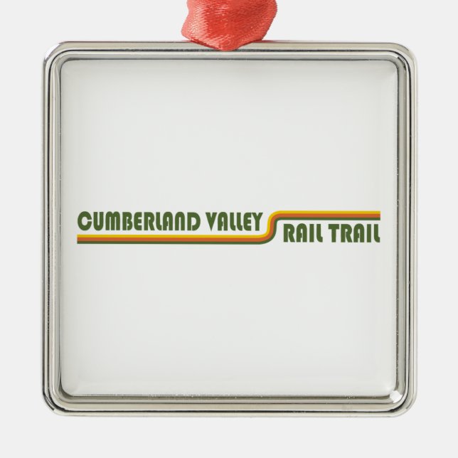 Cumberland Valley Rail Trail Julgransprydnad Metall (Framsidan)