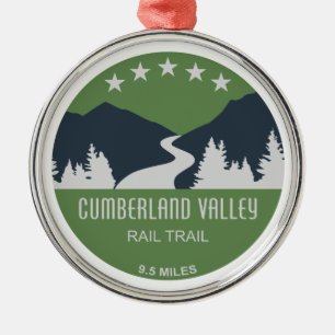 Cumberland Valley Rail-Trail Julgransprydnad Metall