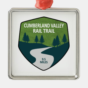 Cumberland Valley Rail-Trail Julgransprydnad Metall