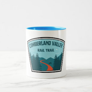 Cumberland Valley Rail Trail Två-Tonad Mugg