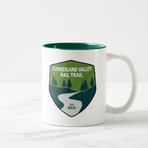 Cumberland Valley Rail-Trail Två-Tonad Mugg