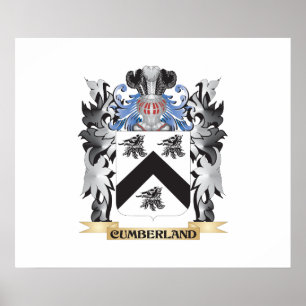 Cumberland vapensköld - familjvapensköld poster