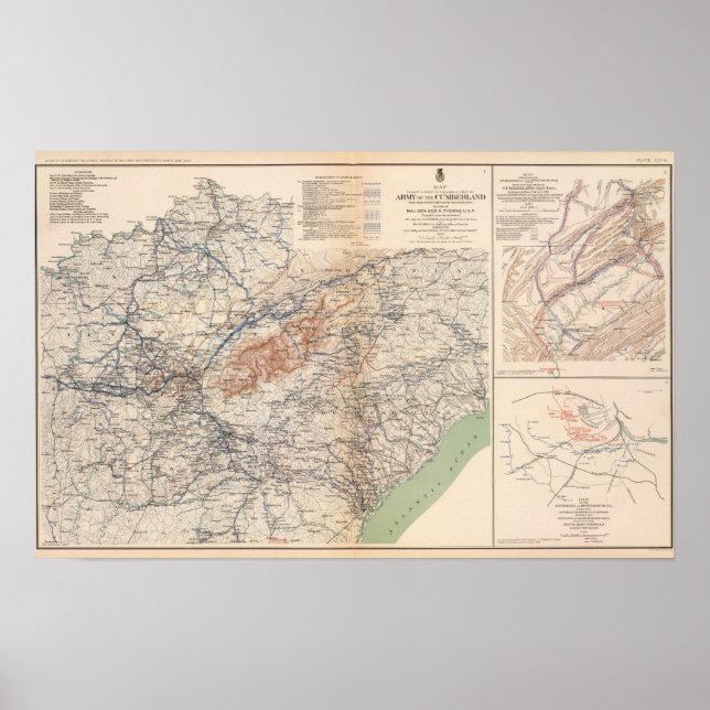 Cumberlands kampanj armé poster (Framsidan)