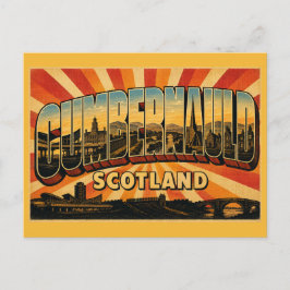 Cumbernauld Skottland Stadskärna Vykort