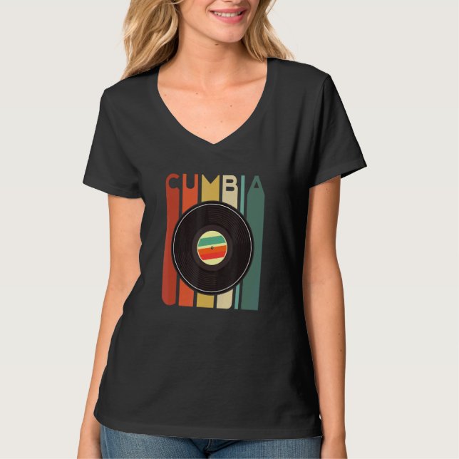 Cumbia Latina Latino Baile Dance Party Regalo Colo T Shirt (Framsida)
