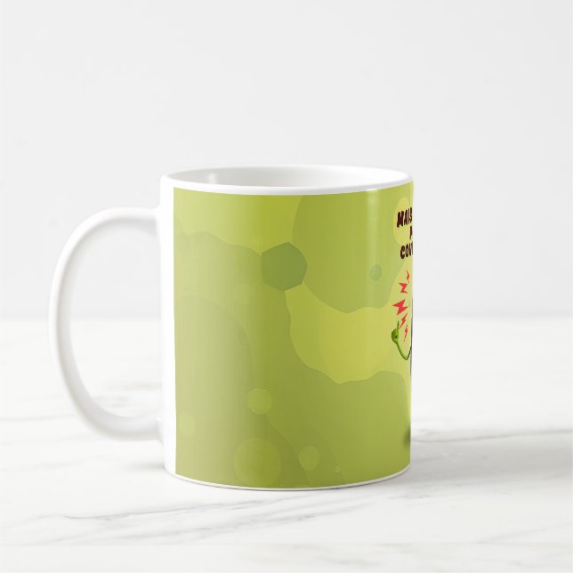 Cumbou le concombre kaffemugg (Vänster)