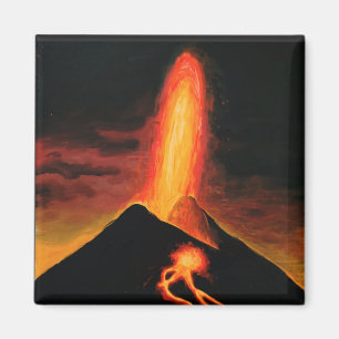 Cumbre Vieja vulcano Magnet