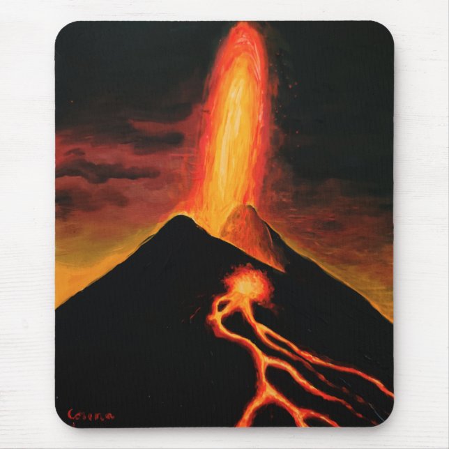 Cumbre Vieja vulcano Musmatta (Framsidan)