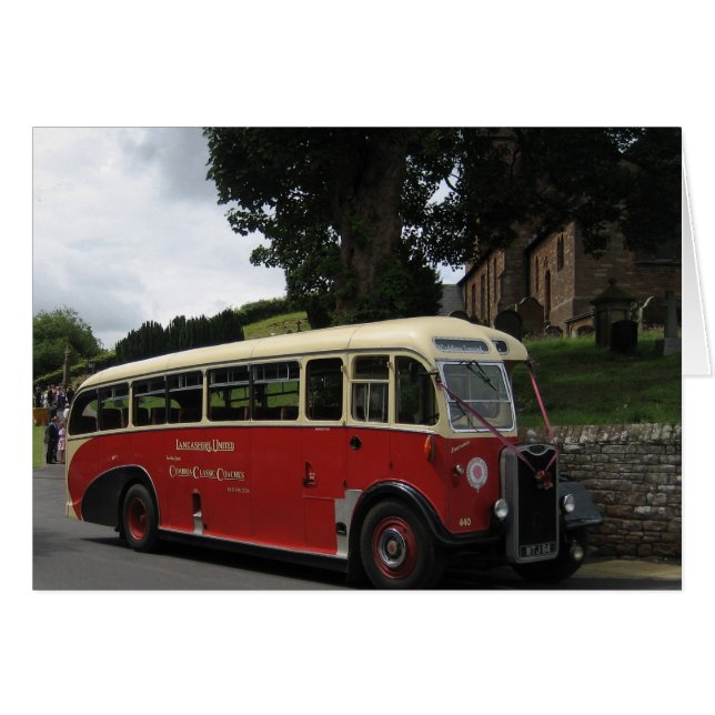 Cumbria Classic Coacher Hälsningskort (Framsidan Horizontal)
