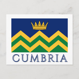 Cumbriaflagga (från och med 2025) vykort