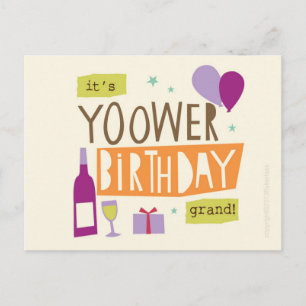 Cumbrian Birthday-postkort Vykort