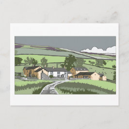 Cumbrian Farmhouse Inbjudan Vykort