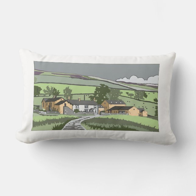 Cumbrian Farmhouse Lumbarkudde (Framsida)