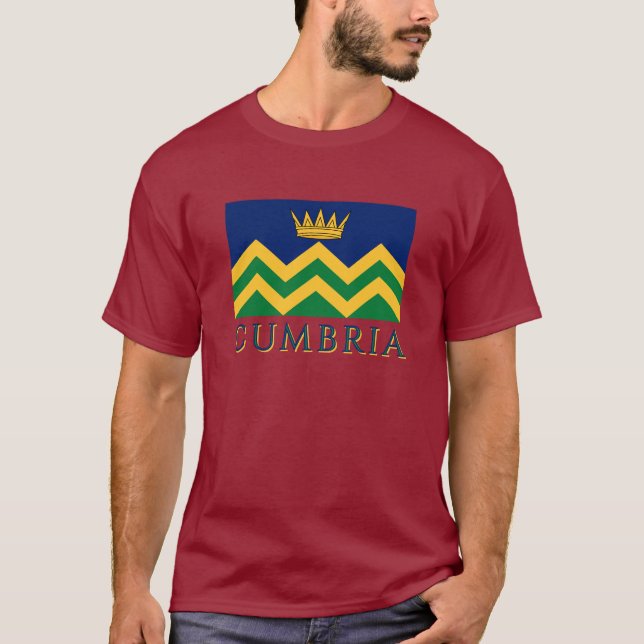 Cumbrias flagga (fr.o.m. 2025) t shirt (Framsida)