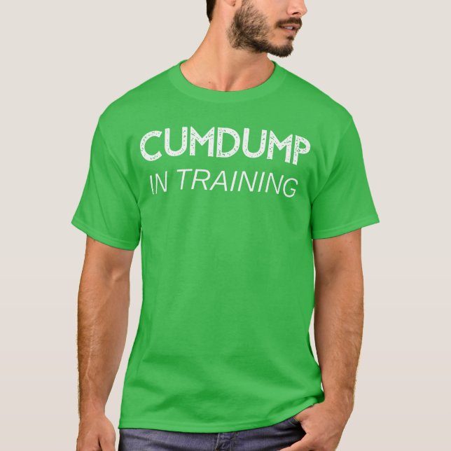 Cumdump under utbildning pojke t shirt (Framsida)