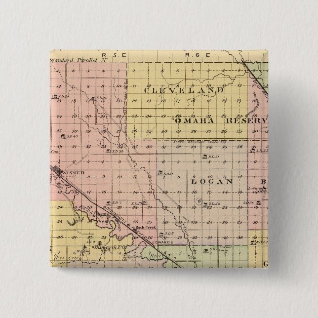 Cuming County, Nebraska Knapp (Framsida)