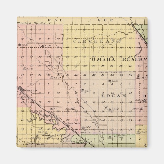 Cuming County Nebraska Magnet (Framsidan)