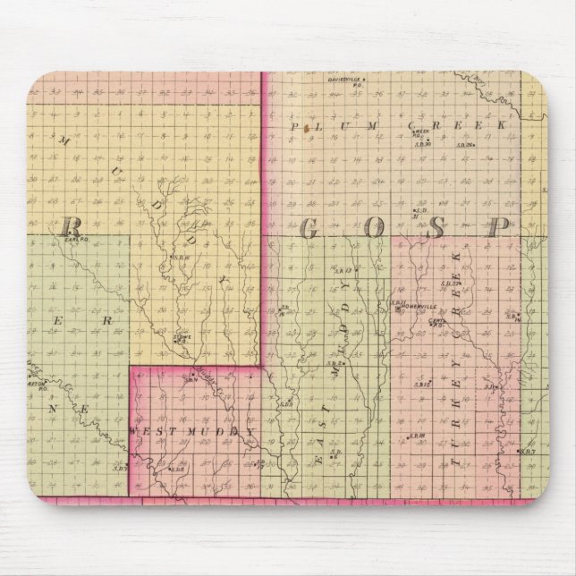 Cuming County, Nebraska Musmatta (Framsidan)
