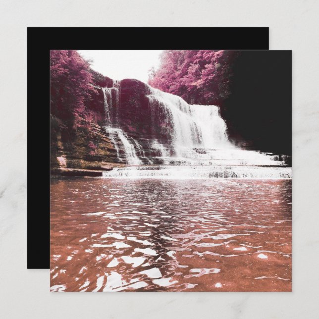 Cumminfall Inbjudningar (Fram/baksida)