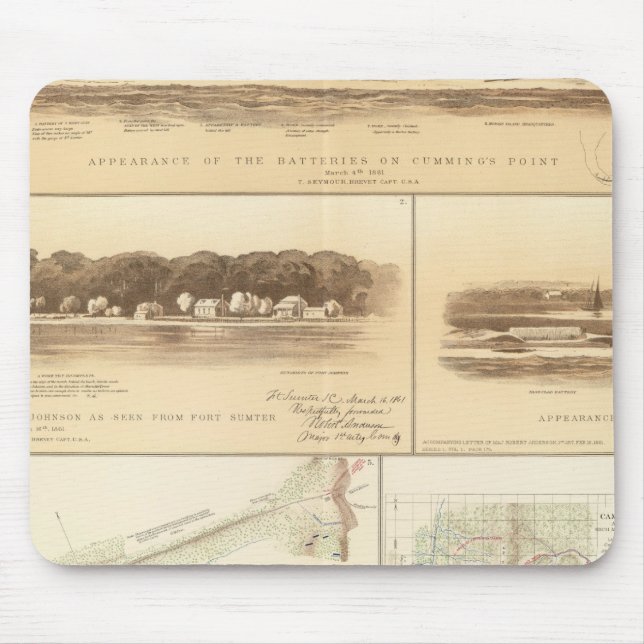Cumming-batterier och -verk musmatta (Framsidan)