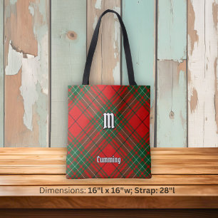 Cumming Clan Tartan Tygkasse