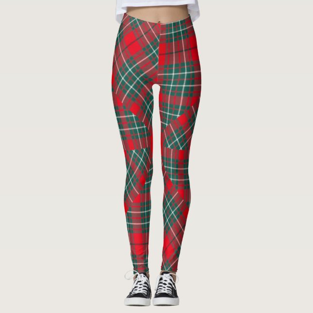 CUMMING KLAN MODERN TARTAN LEGGINGS (Framsida)