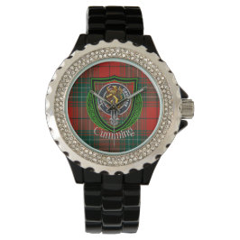Cumming Scottish Clan Tartan & Crest Armbandsur