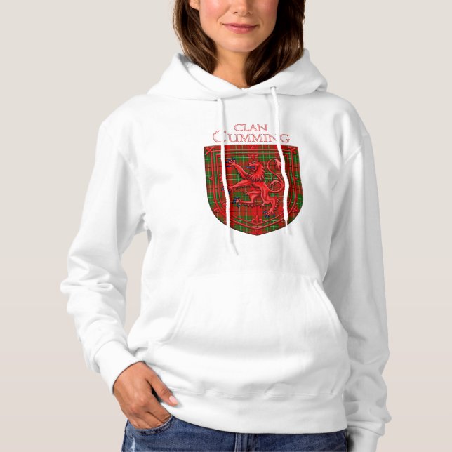 Cumming Tartan Scottish Play Lejon Rampant T Shirt (Framsida)
