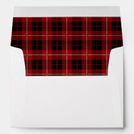 Cummingham Tartan Bröllop Kuvert
