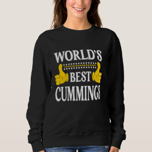 Cummings Surname Team Family Efternamn World's Bes T Shirt