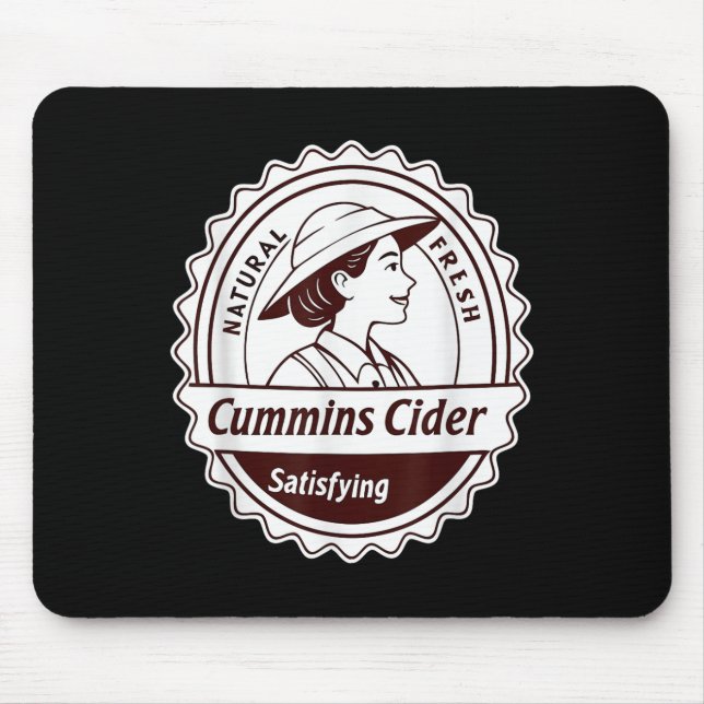 Cummins Cider Shirt - Funny Joke Novelty Gag Gift Musmatta (Framsidan)