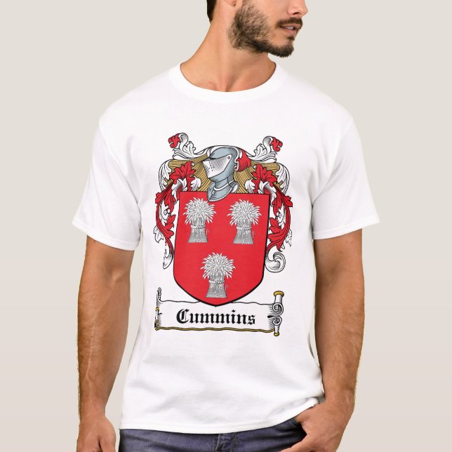 Cummins familjvapensköld t-shirt (Framsida)