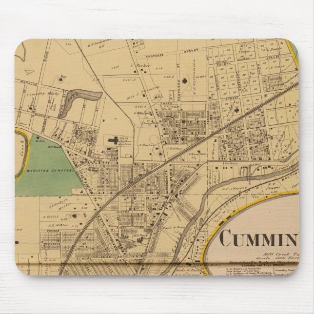 Cumminsville, Ohio Musmatta (Framsidan)