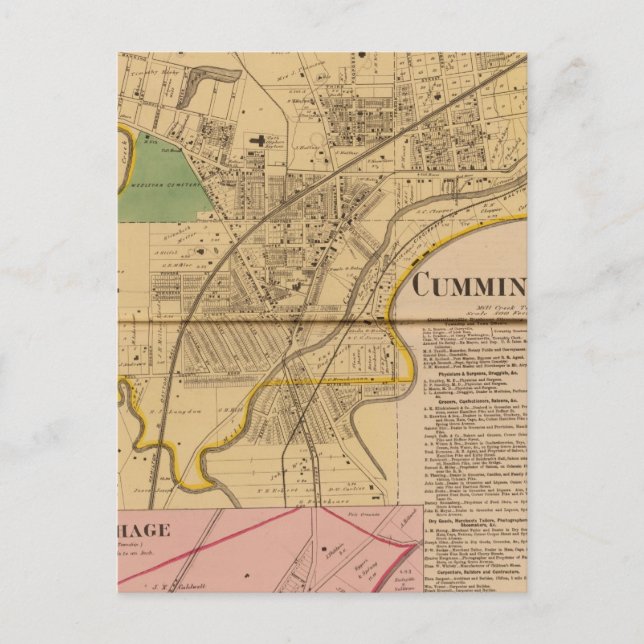 Cumminsville, Ohio Vykort (Framsida)