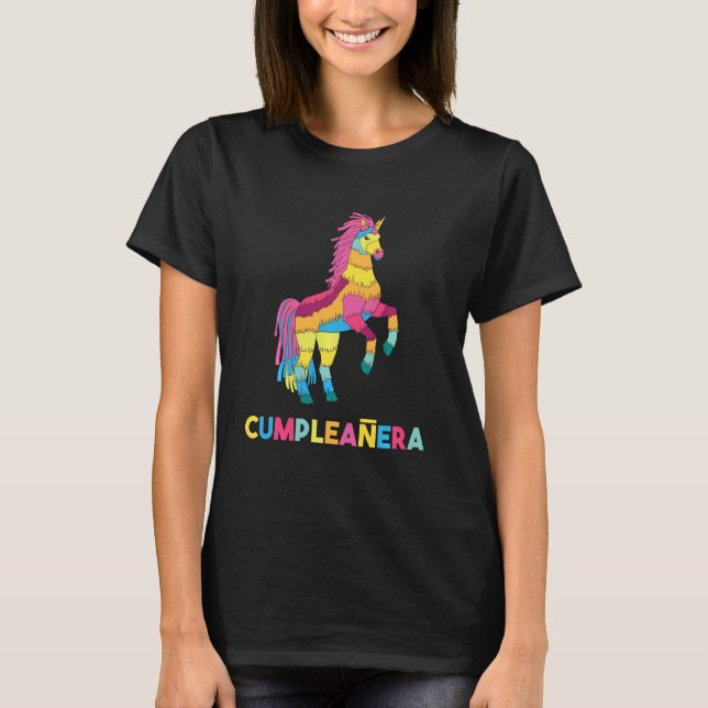 Cumpleañera Niña Hoy Es Mi Cumpleaños Piñata Unico T Shirt (Framsida)
