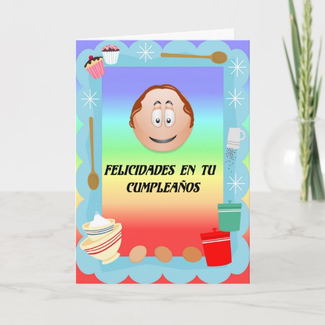 Cumpleanos för Felicidades en tu Kort (Framsida)