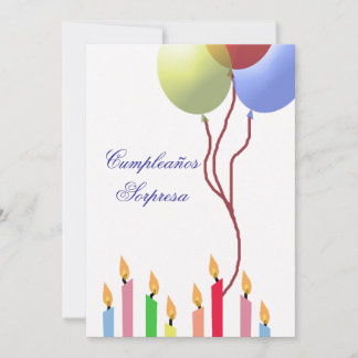 Cumpleaños - inbjudan