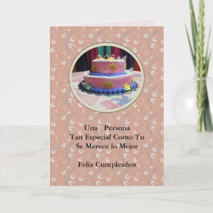 Cumpleaños para una persona muy especial kort